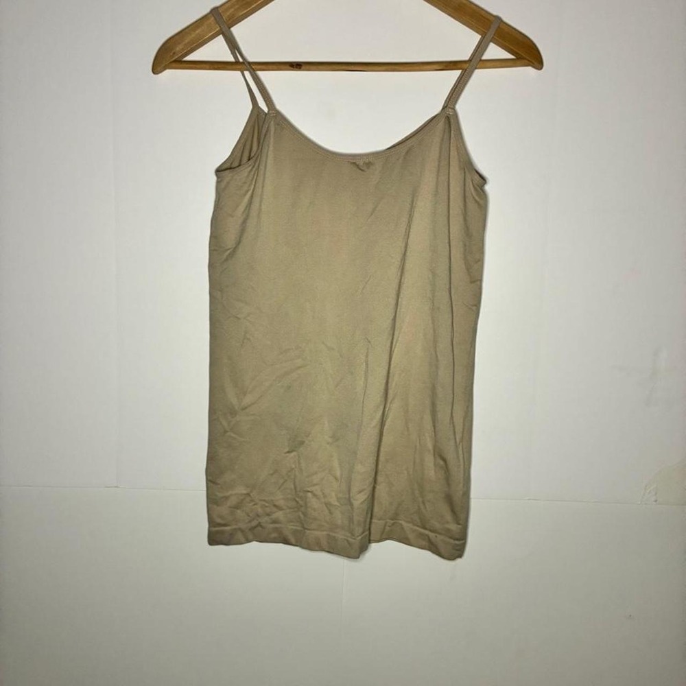 No Boundaries Cream tank top with spaghetti straps - Picture 2 of 3
